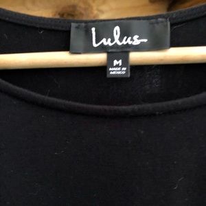 Lulu’s Long Sleeve Little Black Dress • Size M.